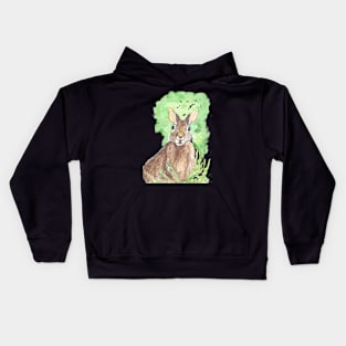 Hare listening........ Kids Hoodie